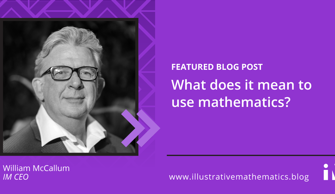 What Does It Mean to Use Mathematics?