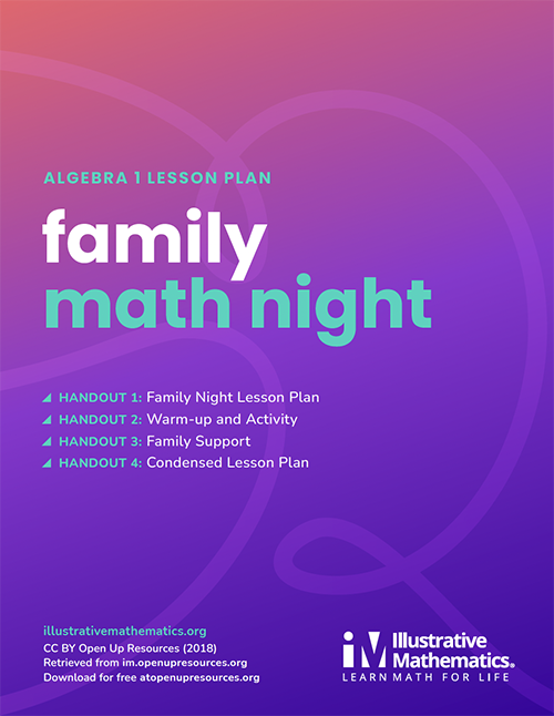 Family Math Night for Grades 9–12